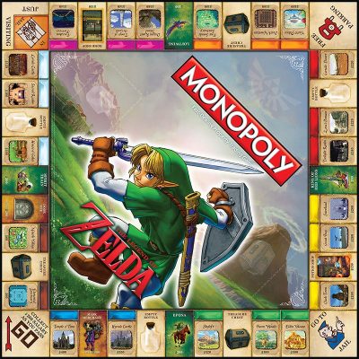 Zelda Monopoly Spielfeld