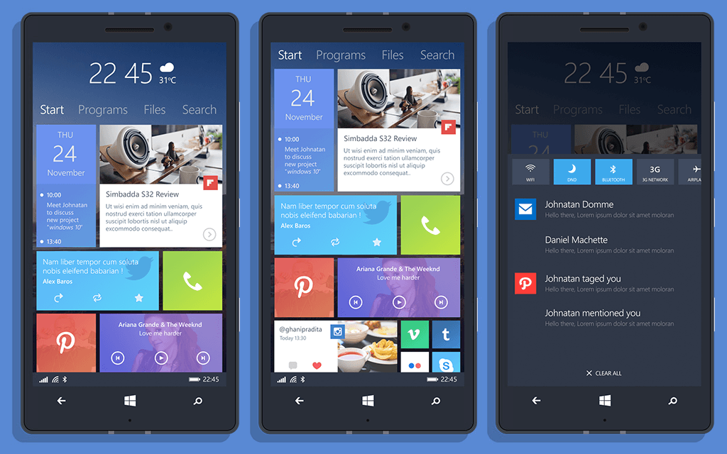 Windows Phone 10 Konzept