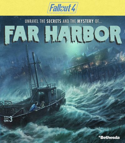 Fallout 4 DLC Far Harbor Plakat