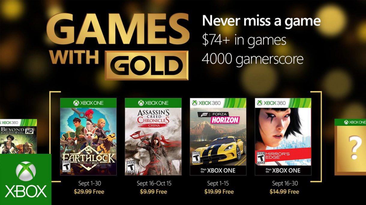 Games with Gold September
