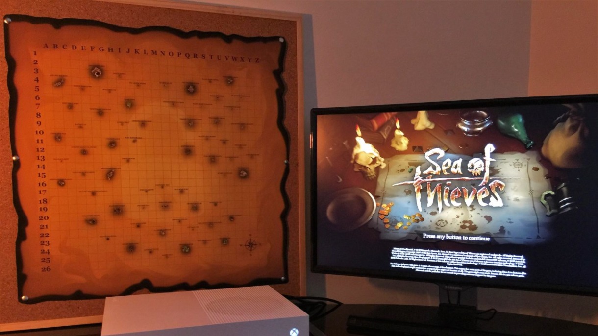 Sea of Thieves sea map